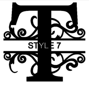 Image of Letter T Monogram 
