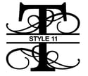 Letter T Monogram 