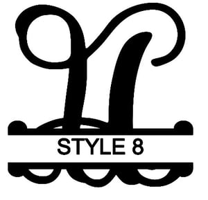 Image of Letter U Monogram 