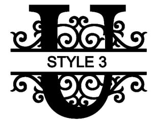 Image of Letter U Monogram
