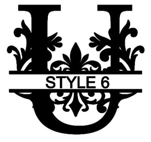Image of Letter U Monogram 