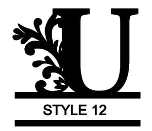 Image of Letter U Monogram 