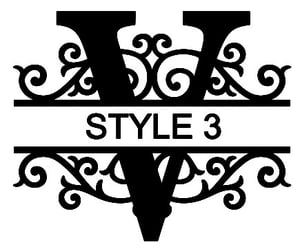 Image of Letter V Monogram 
