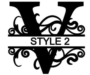 Image of Letter V Monogram