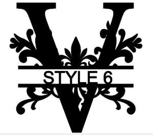 Image of Letter V Monogram
