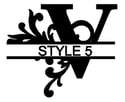 Letter V Monogram 
