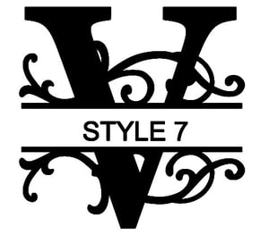 Image of Letter V Monogram 