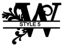 Letter W Monogram 