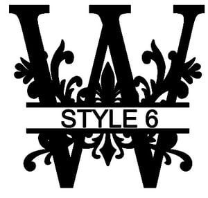 Image of Letter W Monogram