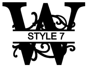 Image of Letter W Monogram