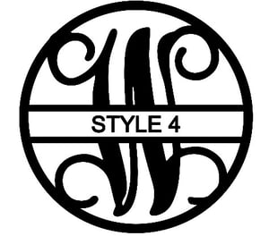 Image of Letter W Monogram 