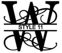 Letter W Monogram 