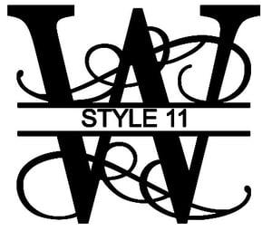 Image of Letter W Monogram 
