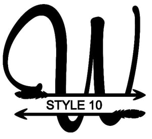 Image of Letter W Monogram 