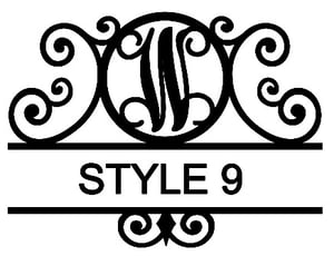 Image of Letter W Monogram 