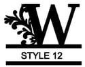 Letter W Monogram 