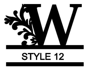 Image of Letter W Monogram 