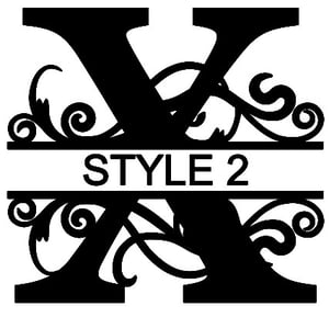 Image of  Letter X Monogram 