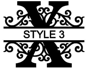 Image of Letter X Monogram
