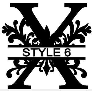 Image of Letter X Monogram