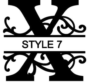 Image of  Letter X Monogram 