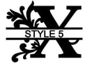  Letter X Monogram 