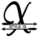  Letter X Monogram 