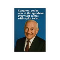 Image 1 of Plot Twist Fart's - Birthday Greeting card