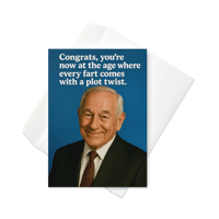 Image 2 of Plot Twist Fart's - Birthday Greeting card