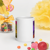 Image 5 of Pray and Release Double Print White glossy mug