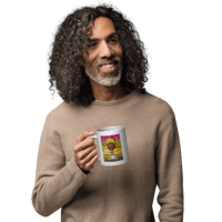 Image 2 of Pray and Release Double Print White glossy mug