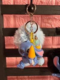 Image 3 of Stitch Keychains with pompoms