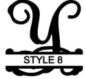 Letter Y Monogram 