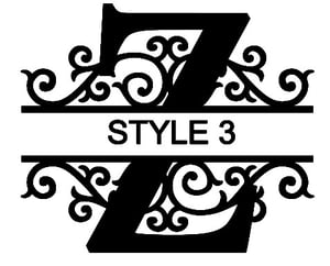 Image of Letter Z Monogram