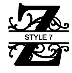 Image of Letter Z Monogram 