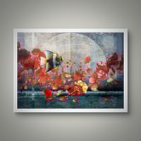 Image 2 of 'Red over a Beach'