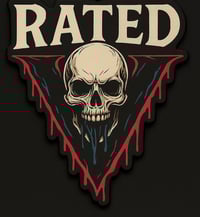 Image 3 of Rated V “Venom Drip” Skull Sticker