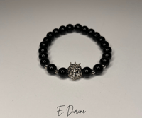 Image 2 of Lion Head Bracelet | Handmade Men's Beaded Bracelet