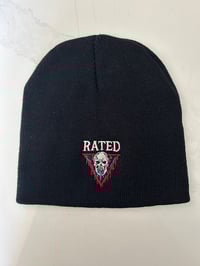 Image 1 of Rated V “Venom Drip” Beanie (Skullcap)
