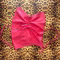 Image 2 of *:･Ruched Crop ☆ NEW ☆ Coral Pink ੈ✩‧₊˚