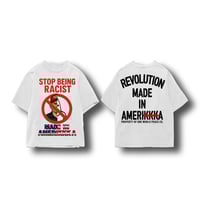 STOP BEING RACIST SPLIT OWP TEE