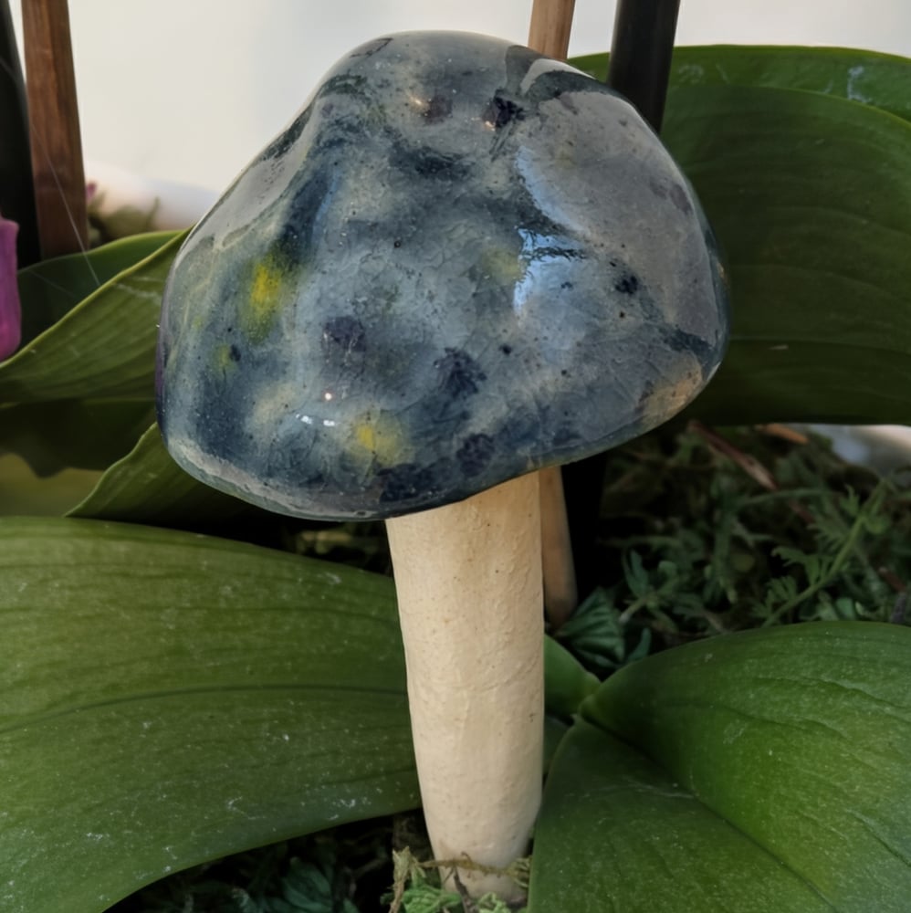 Image of Decorative Mushroom Plant Stake-Choose your Color