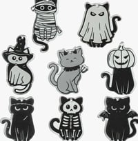 Image 1 of Spooky Cat Earrings