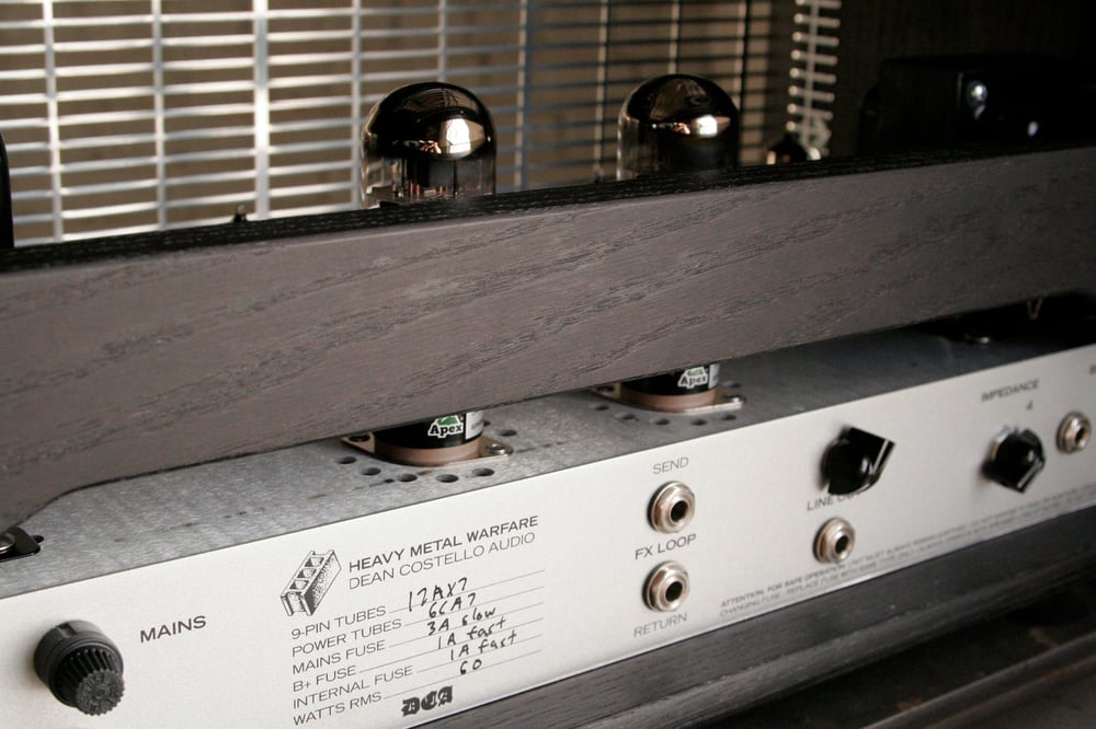 Image of 50W HMW W/FX LOOP / DYED BLACK / (reduced price)