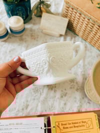 Image 3 of milk glass sugar & creamer