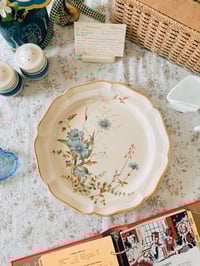 Image 1 of Mikasa blue daisies platter