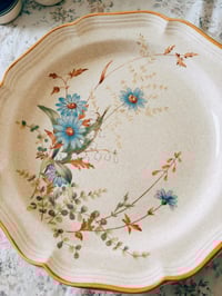 Image 2 of Mikasa blue daisies platter