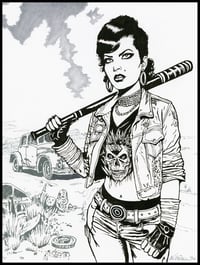 Portrait of Delores Sallow - print