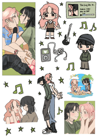 Image 1 of ♪ u r the music in me ♪ [sticker]