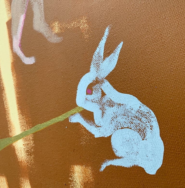 a song to raise a mountain (original painting) ON CANVAS Image 7